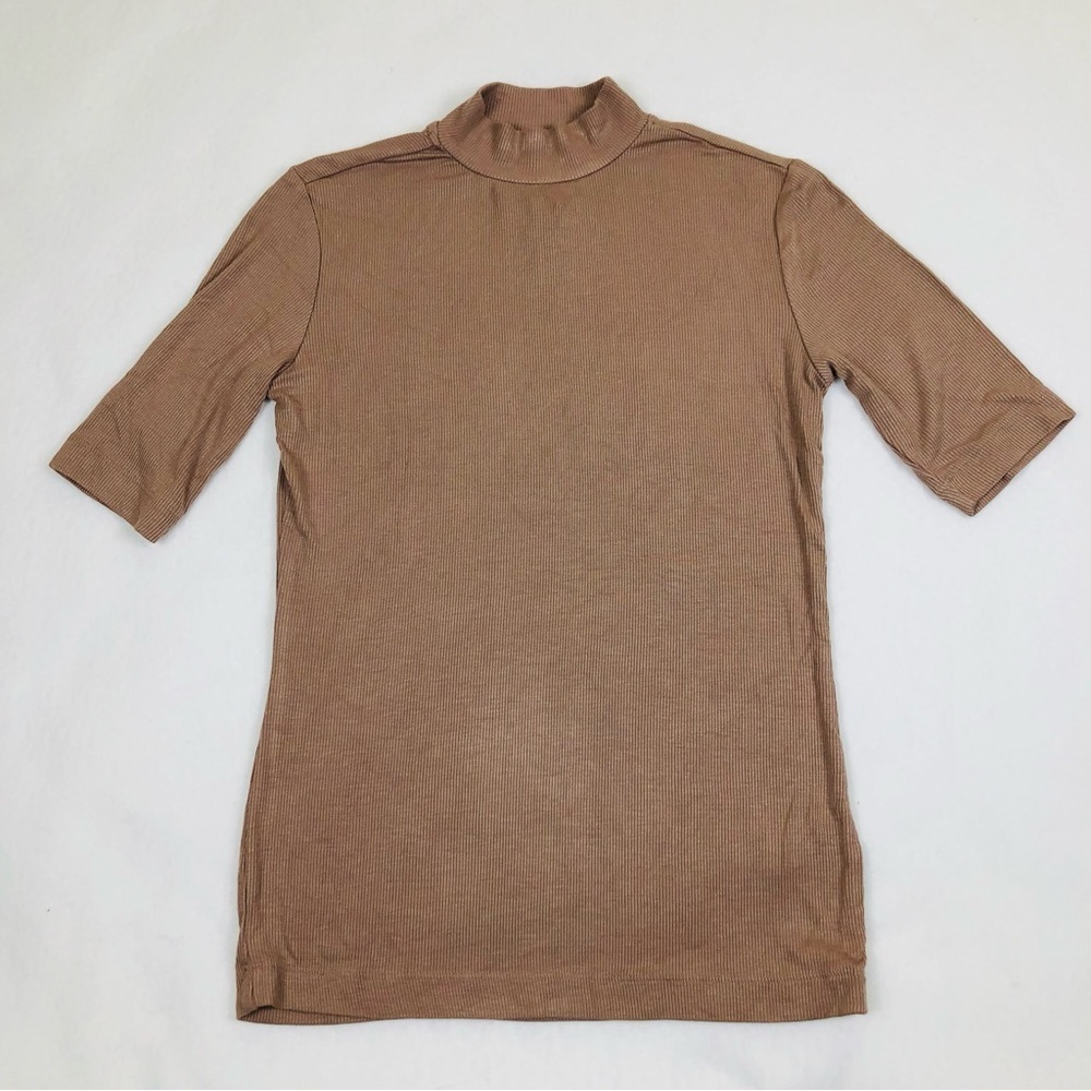 NWT Truth Women's Short Sleeve Tan Top Sz XS (T1)